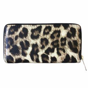 New Patterned Zip Around Wallet  -Available in Sunflowers, Cow, & Leopard